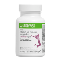 Herbalife Formül 2 Vitamin ve Mineral Kompleks Kadınlar İçin 60 Tablet